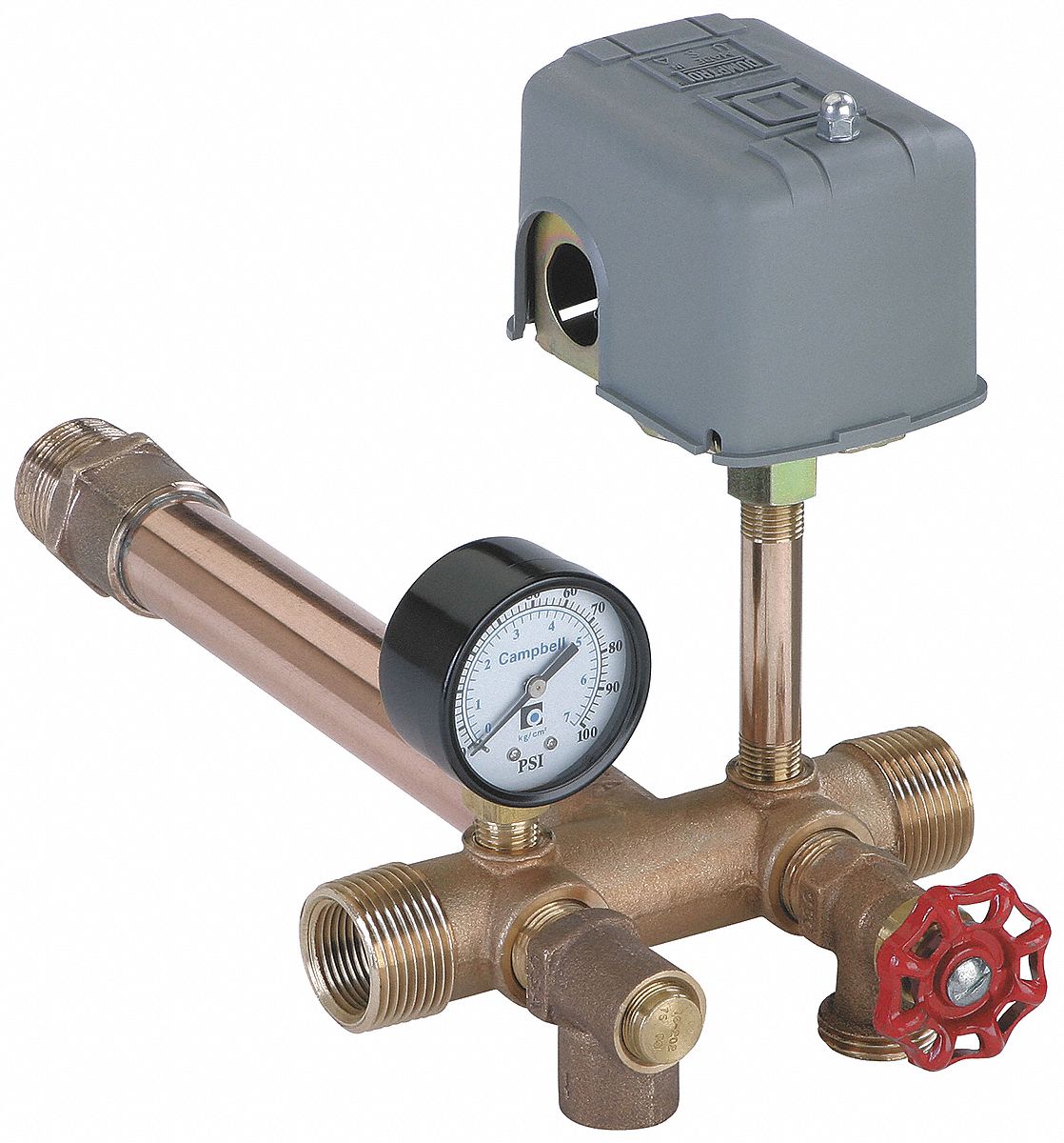 CAMPBELL Brass Installation Kit Well Water Tank Fitting 4YFC1 TFP 