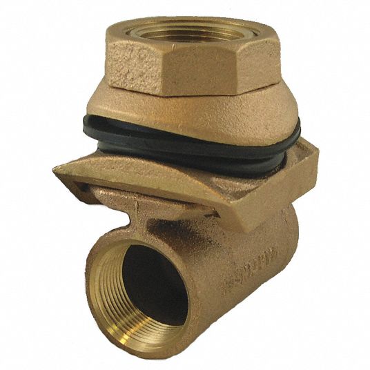 Campbell, Low Lead Brass, 1 In Inlet Dia, Pitless Adapter - 4yfd2