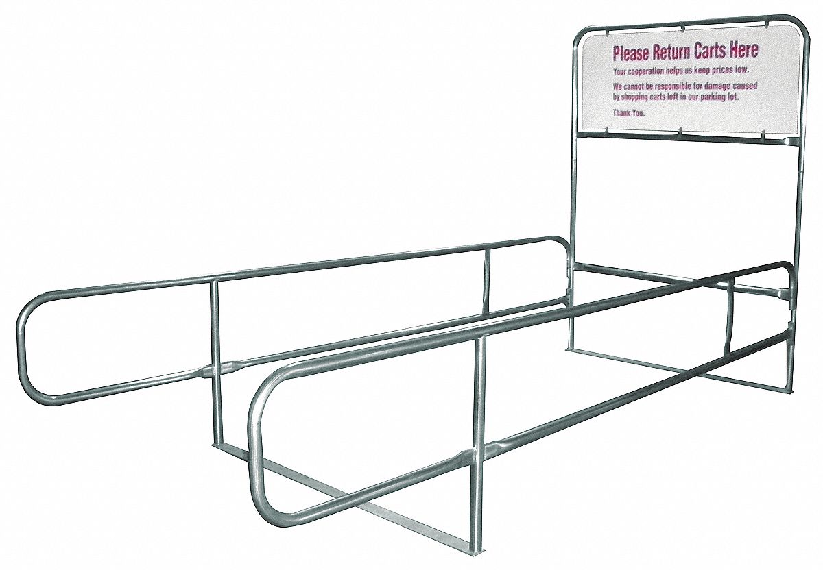 4YFD6 - Cart Corral Double Wide 168 x 68