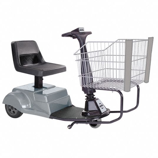 Smart Shopper Handicap Cart, Green, 625 lb Total Capacity - Grainger