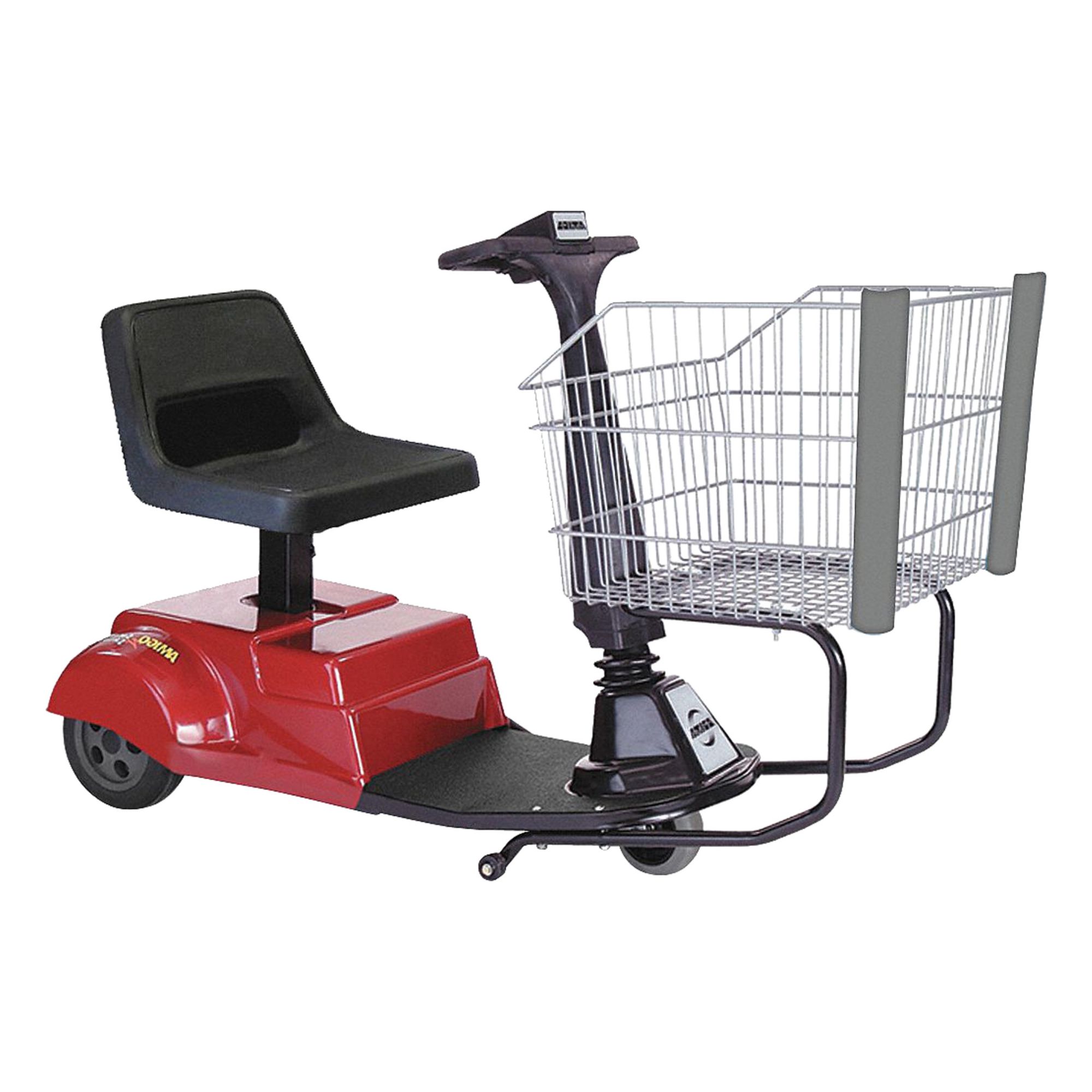 Red, Rear Wheel Drive, Motorized Shopping Cart - 4YFE4|RWR-AMG-420000 ...