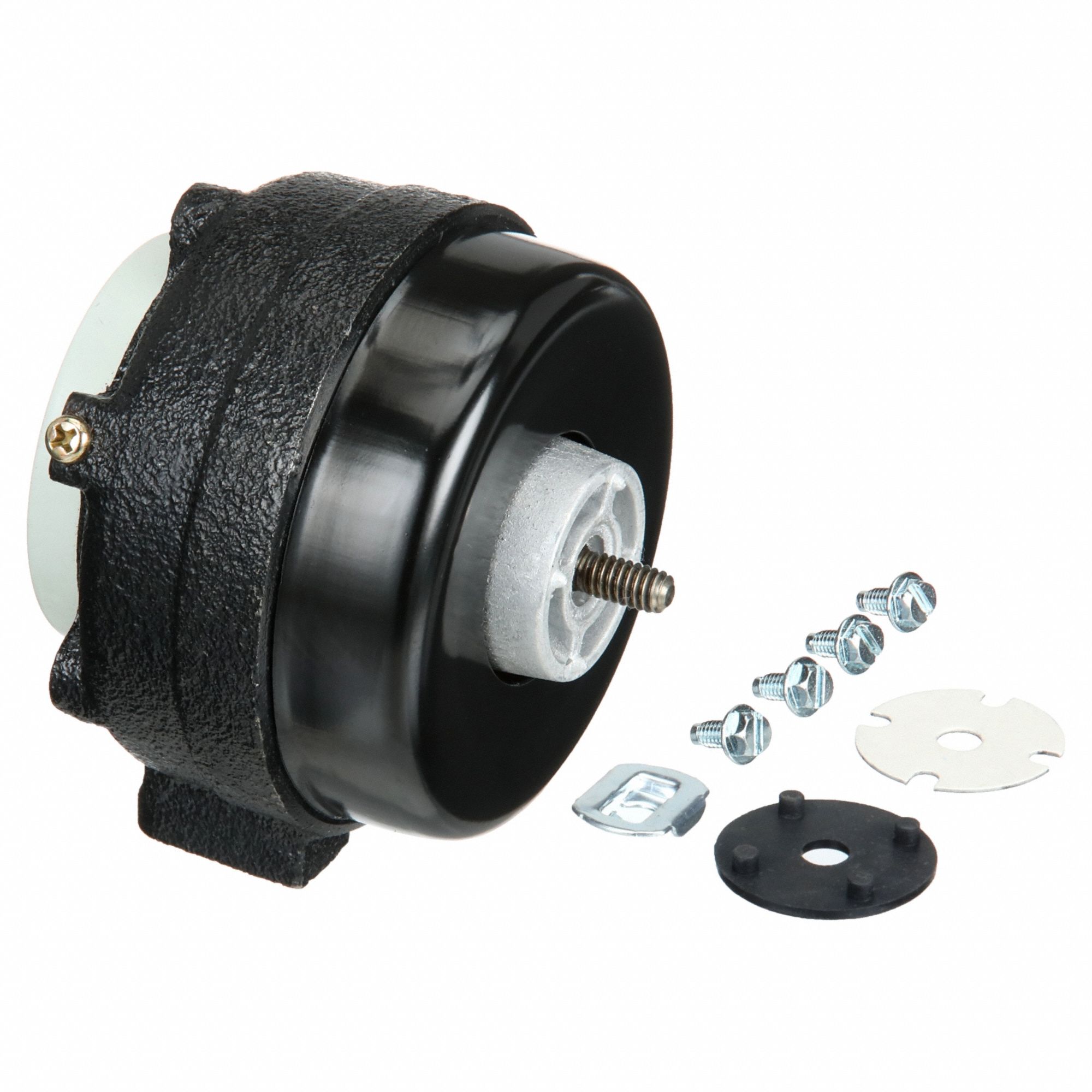 Unit Bearing Motor: Cast Iron Frame, Rear/Single Foot Mounting, 1, 550 RPM RPM, 115V AC, CCWLE