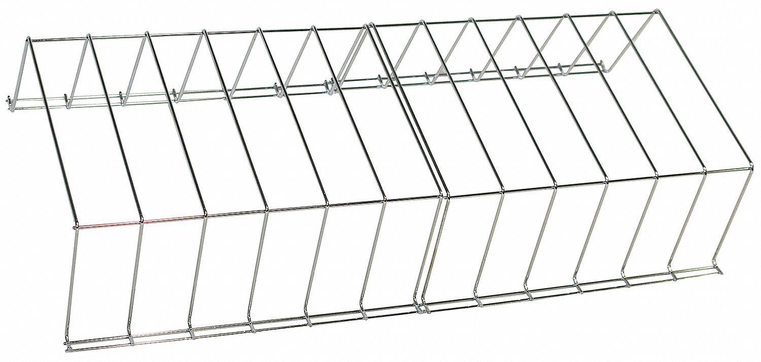 WIRE GUARD, STEEL, WHITE, 30 IN WIDTH