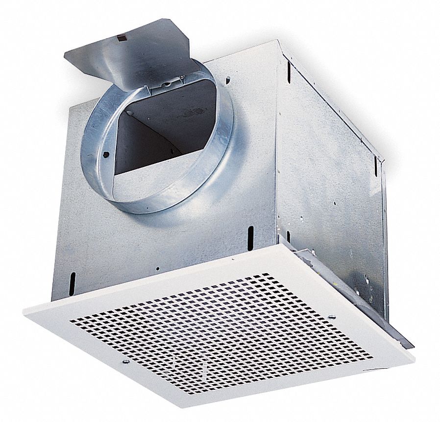 BROAN Exhaust Fan, 12 1/4 in Housing Length (In.), 12 1/4 in Housing Width (In.), 2.6 A Amps, 60 