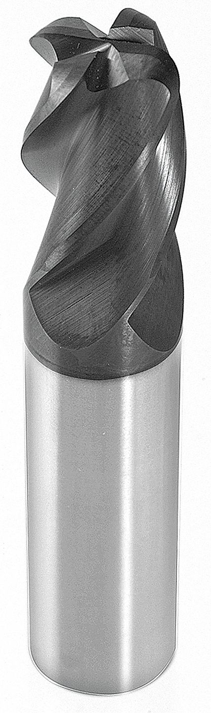 Cor Rad End Mill, 1/4", Carb, 0.0300" rad
