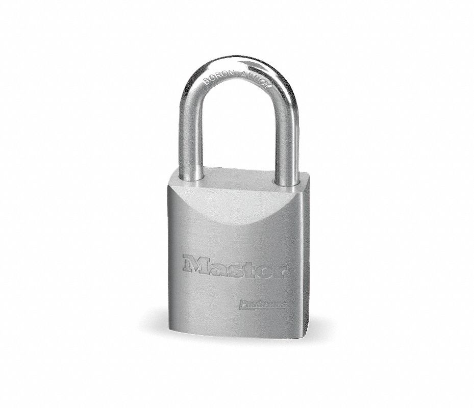 MASTER LOCK Candado de Llave, Tipo de Llave Igual, Grillete Abierto