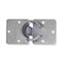 Steel, Conventional, Fixed Staple Hasp