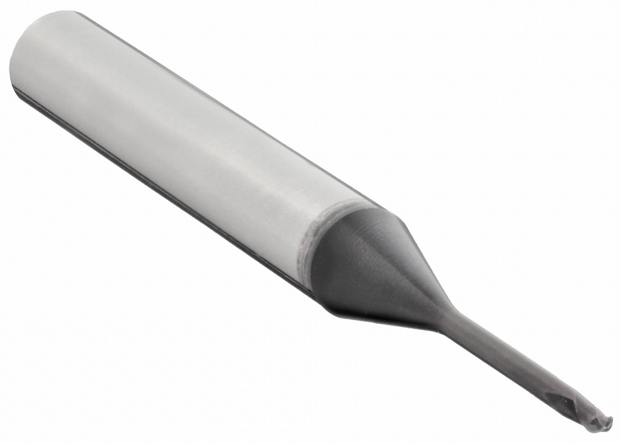 Ball End Mill: Carbide, WXL Coated, 2 Flute, 1/16" Mill Dia, 1/16" LOC, 2-1/2" OAL