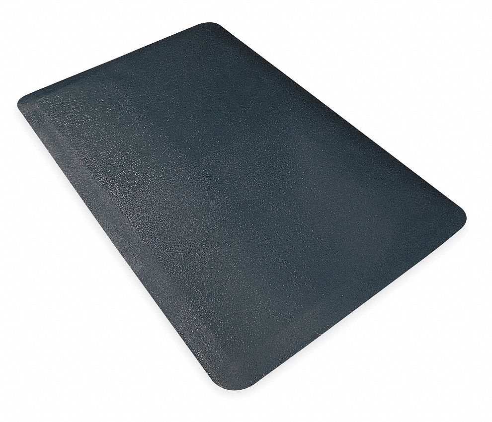 NOTRAX Antifatigue Mat, Rubber, 5 ft x 3 ft, 1 EA 5MDN0480S0035BL