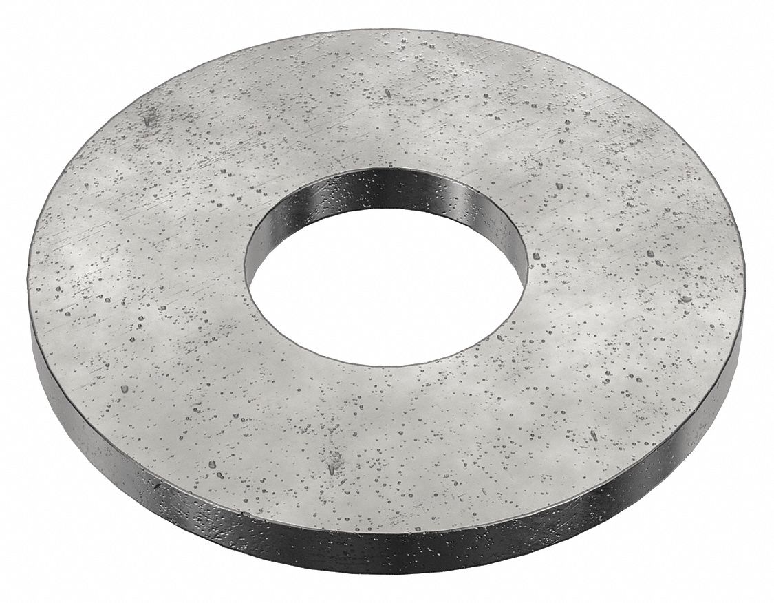 USS Washer: Case Hardened, Steel, 5/8 in Screw Sz, 0.172 in In Dia, 1 3/4 in Out Dia, 650 PK
