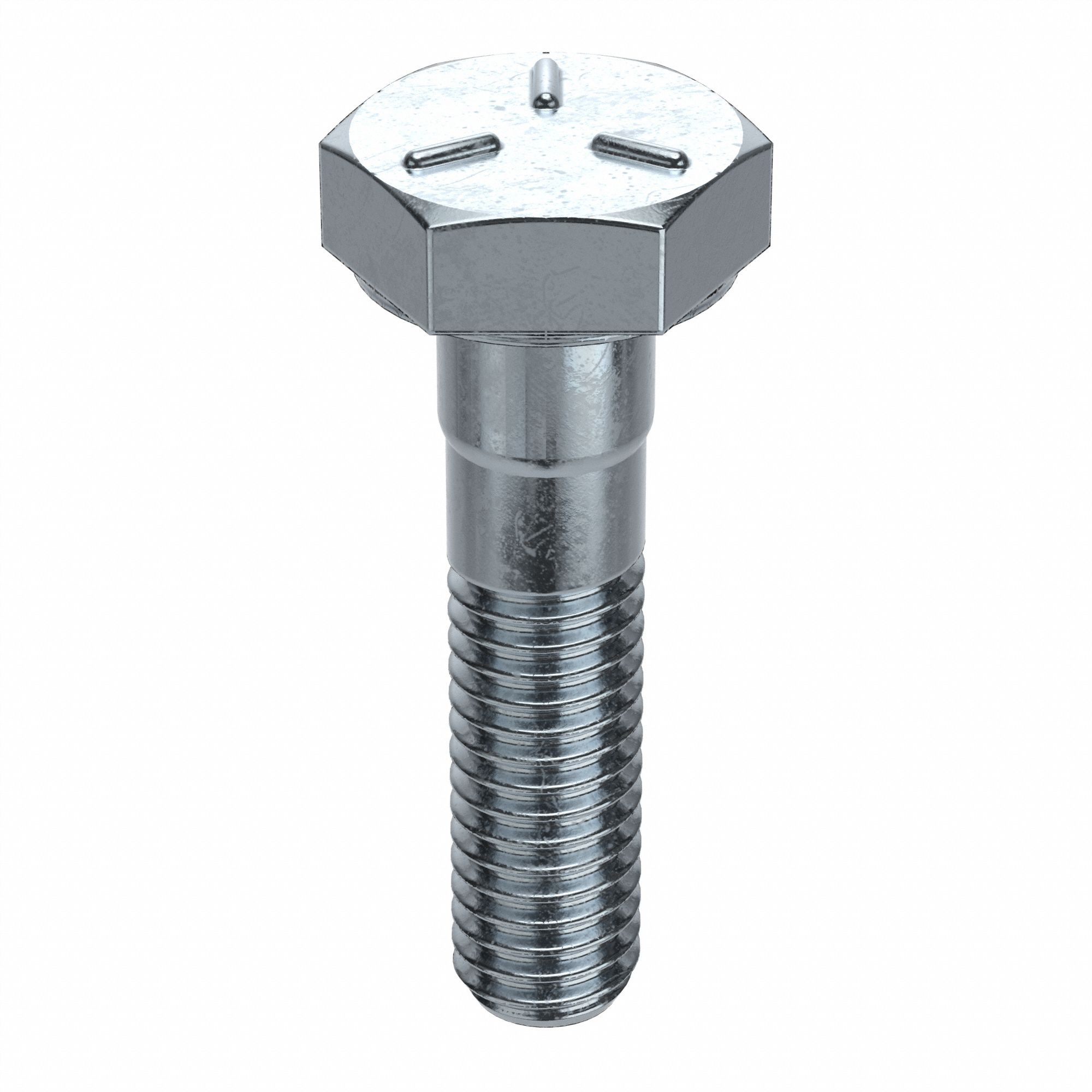 HEX HEAD CAP SCREW, STEEL, UNC, GRADE 5, ZINC PLATED, 5/16"-18, COARSE, 1 IN L, 100 PK