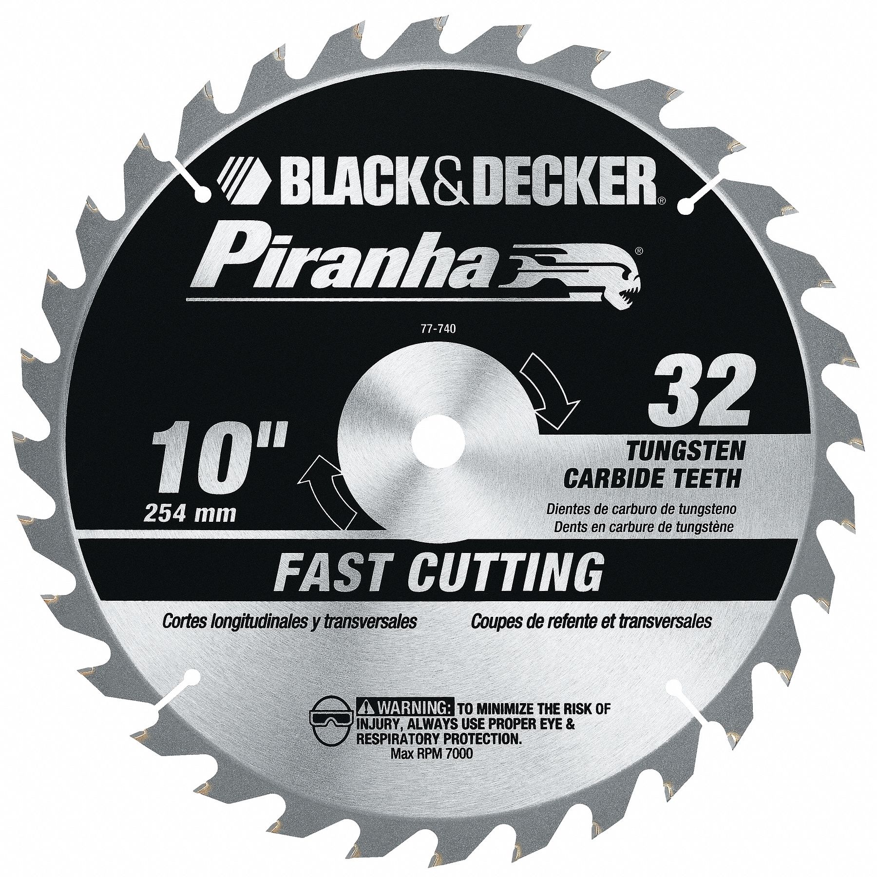 Black & Decker 77-717  Circular Saw Blade Carbide 7-1/4 Inch 18