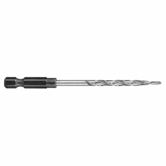 DEWALT Replacement Drill Bit, Hex, 9/64 in Drill Bit Size, Spiral, High