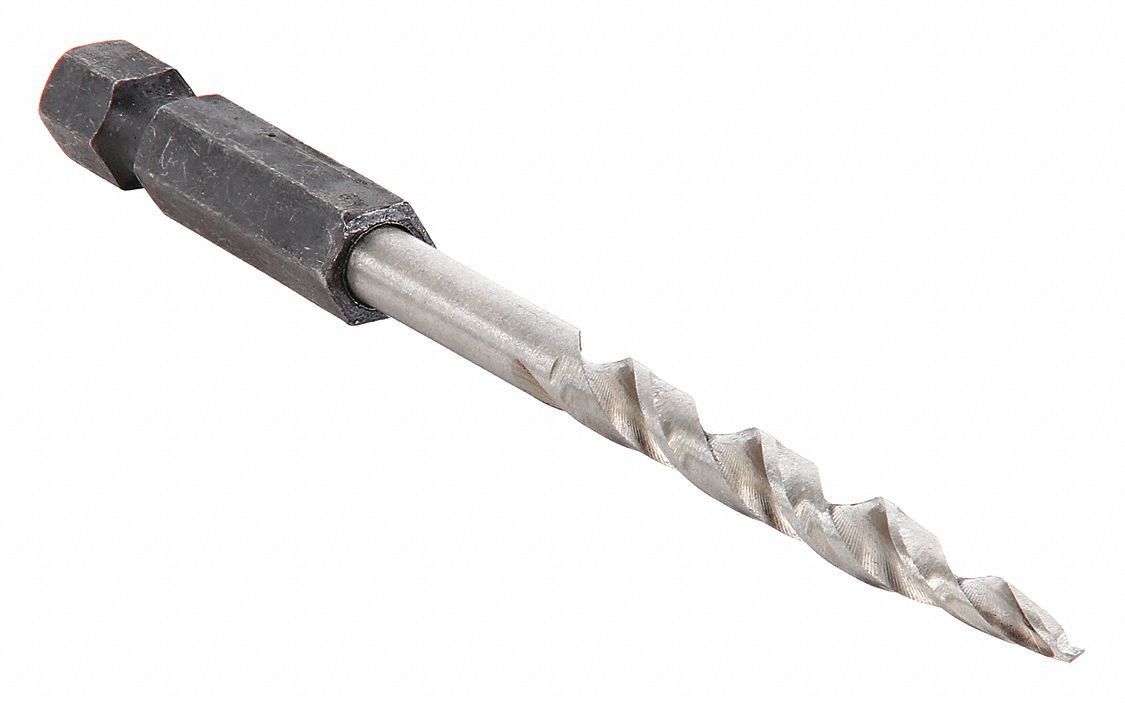 REPLACEMENT DRILL BIT, HEX SHANK, 11/64 IN DRILL BIT SIZE, 3½ IN L