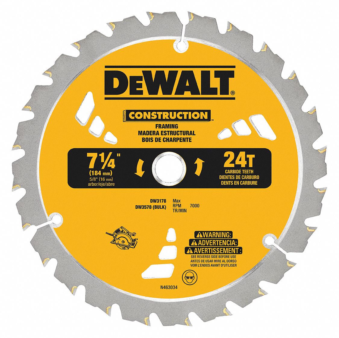 Hoja sierra segmentada carburo dt20717 multiherramienta Dewalt