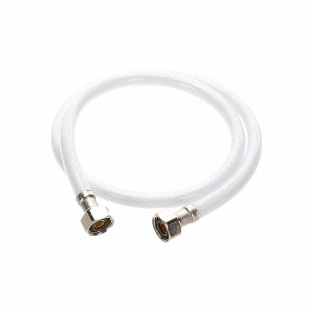 Water Connector: 3/8 in Hose Inside Dia., 250 psi, PVC, PVC, 36 in Hose Lg, Coupled Assembly