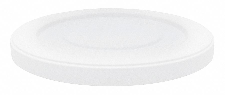 TRASH CAN TOP,FLAT,SNAP-ON CLOSURE,WHITE