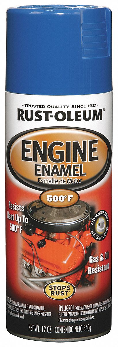 RUST-OLEUM, Exterior, Engine Enamel, Engine Enamel - 4YKY6|248945 ...