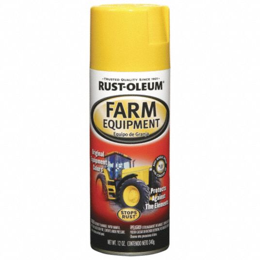 RUSTOLEUM Spray Paint in Gloss Yellow (Matches John Deere) for