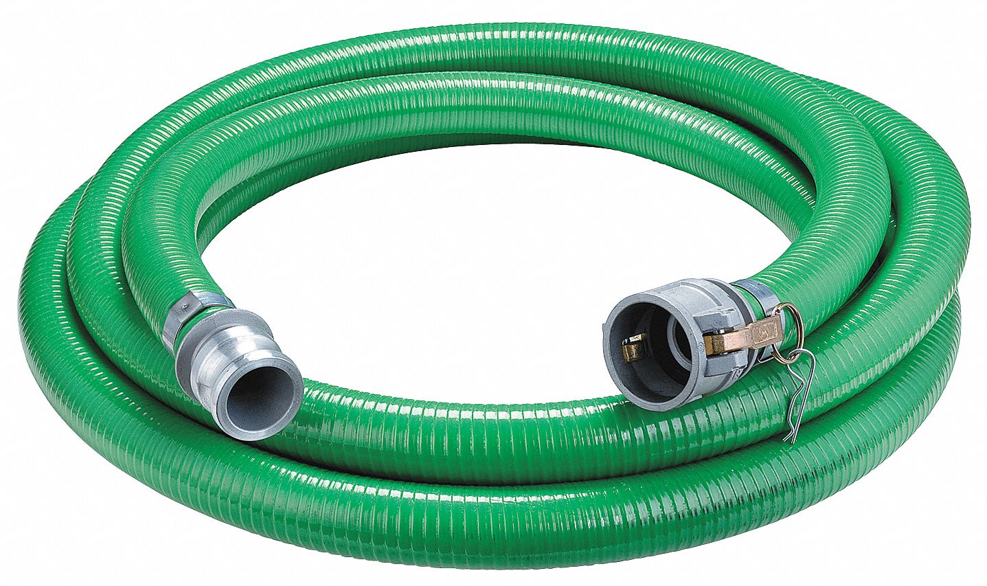 Suction hose 2" Delivery Pump Drainage 7 Bar 1M 1 Metre 52mm Green Medium Duty 