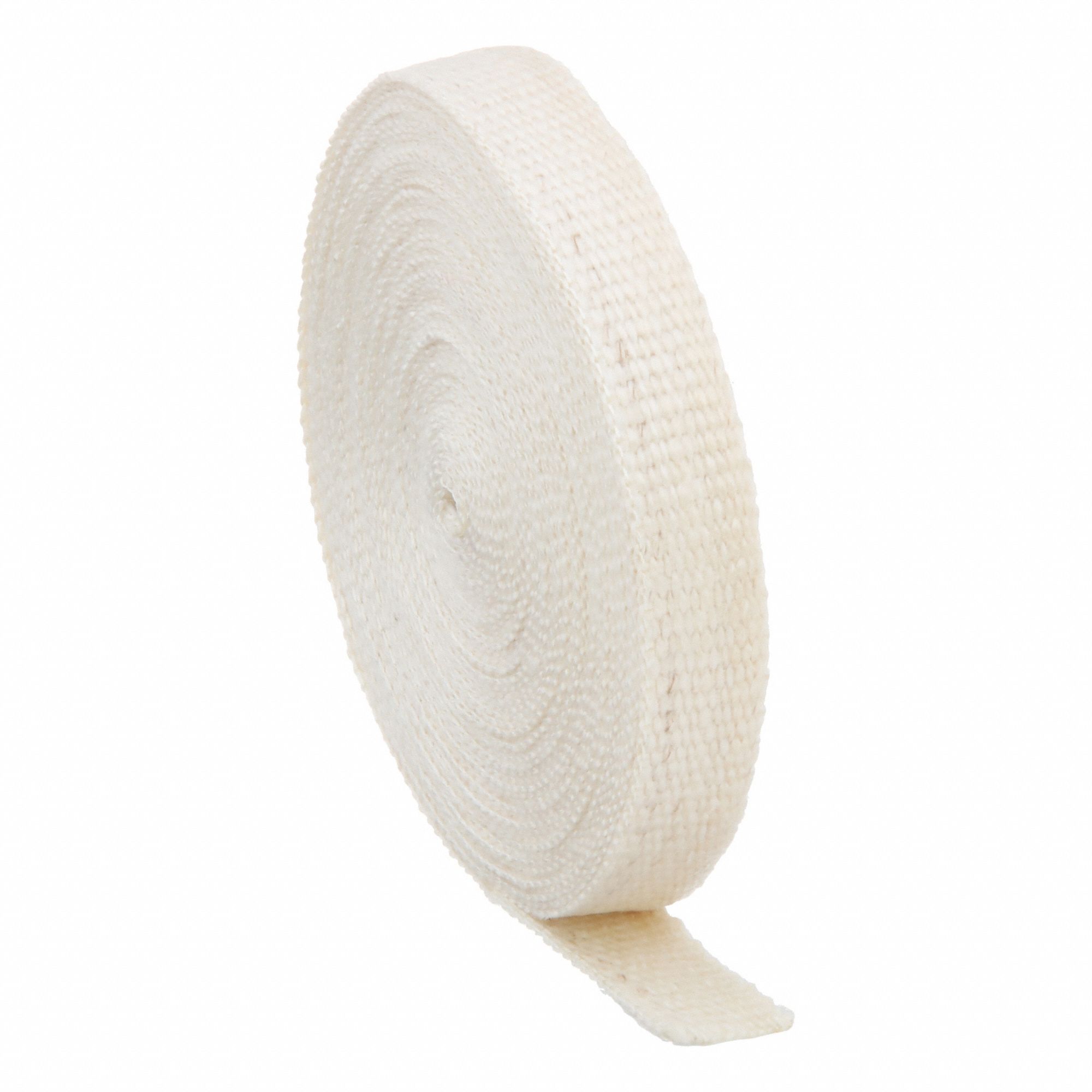 Electrical Tape: 1 in Roll Wd, 16 5/8 yd Overall Roll Lg, 1.57 mil Thick, Tan