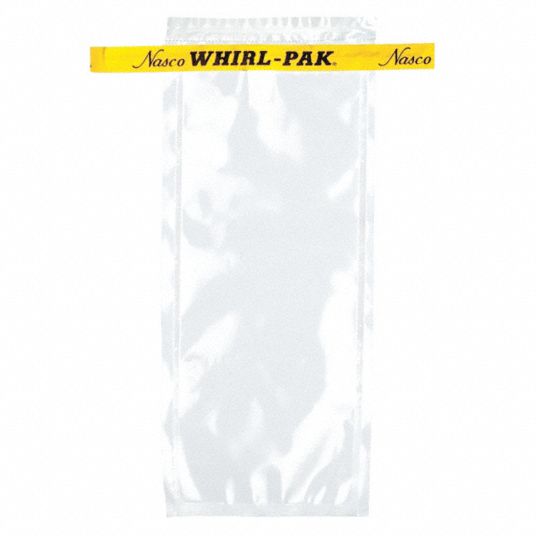 NASCO, 4 oz Capacity, 7.25 in Lg, Sampling Bag 4YMK7B00679WA Grainger