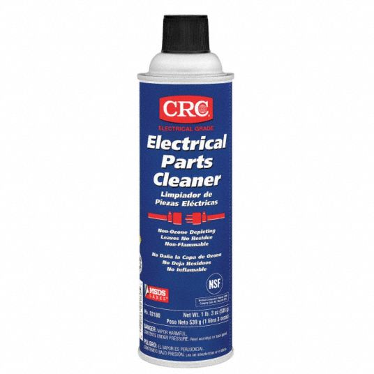 CRC Electrical Parts Cleaner, 19 oz Aerosol Can, Unscented Liquid, 1 EA