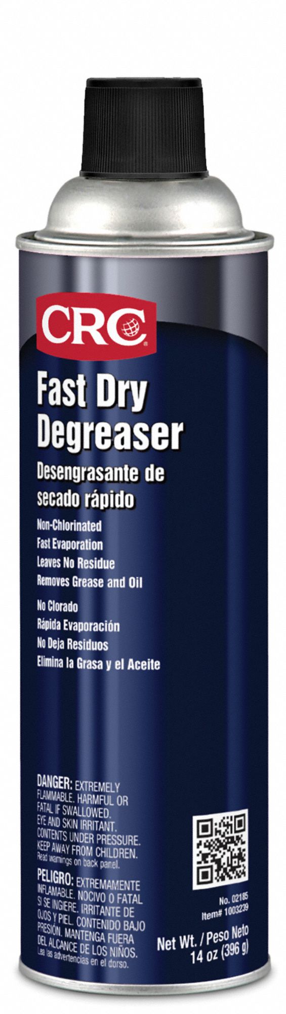 CRC Fast Dry Degreaser, Unscented, 20 oz 4YPJ602185 Grainger
