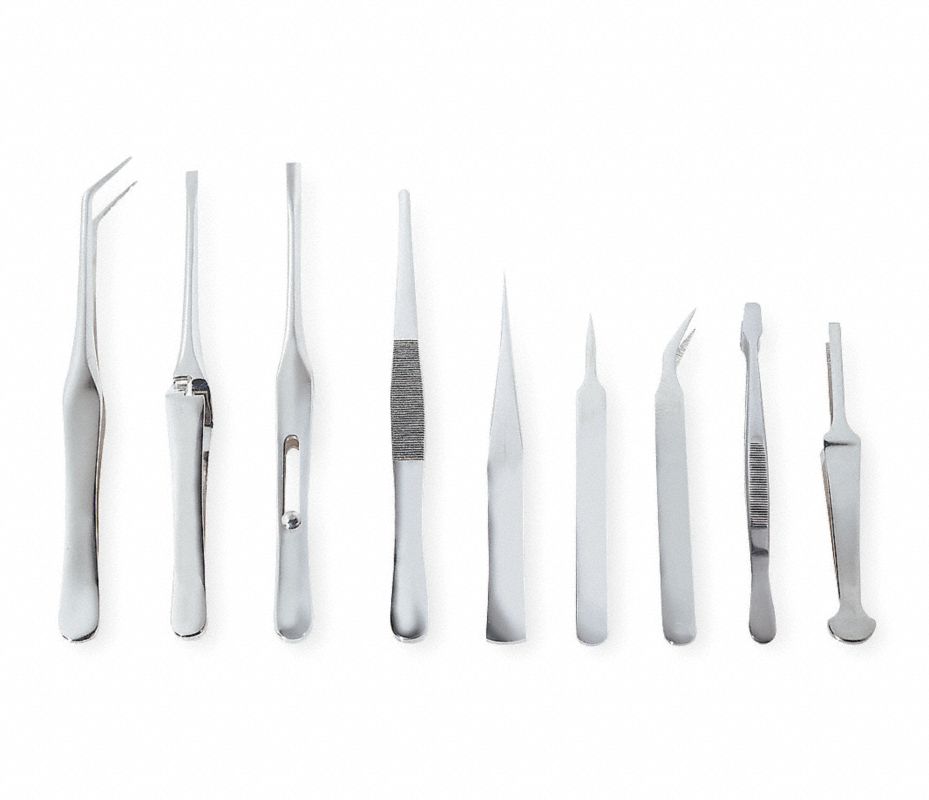 WESTWARD Kit Pinzas,Acero Inox,9PZ - 4YR08 | 4YR08 - Grainger México