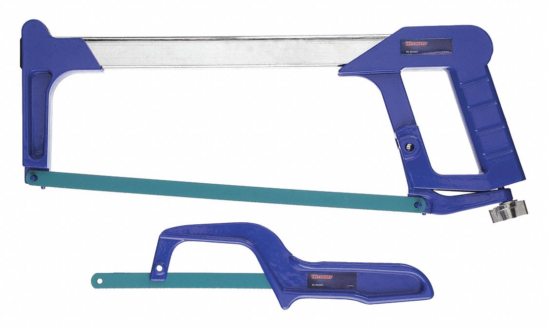 HACKSAW KIT, 10 IN/12 IN BLADE LENGTH, STEEL, 24, 2 PC