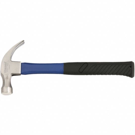 Steel, Textured Grip, Curved Claw Hammer - 4YR57