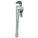 PIPE WRENCH, ALUMINUM, 3 IN JAW CAPACITY, SERRATED, 24 IN OVERALL L, I-BEAM