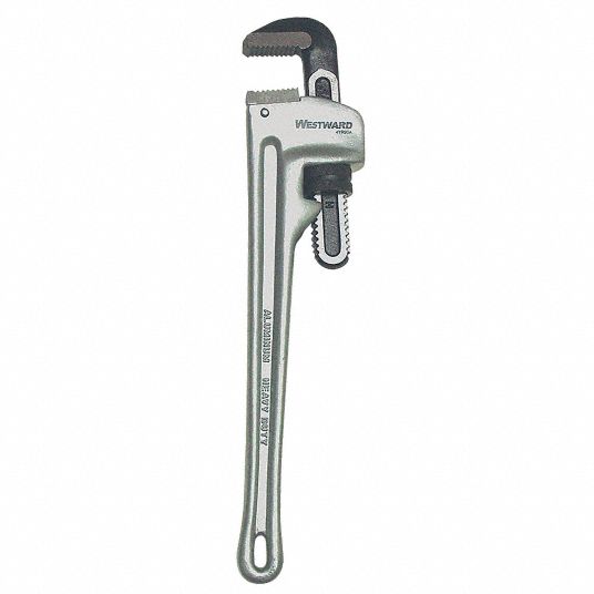 WESTWARD Monkey Wrench : Alloy Steel, 2 1/3 in Jaw Capacity, Smooth, 9 in  Overall Lg, I-Beam