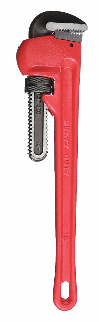 PIPE WRENCH,18" L,CAST IRON