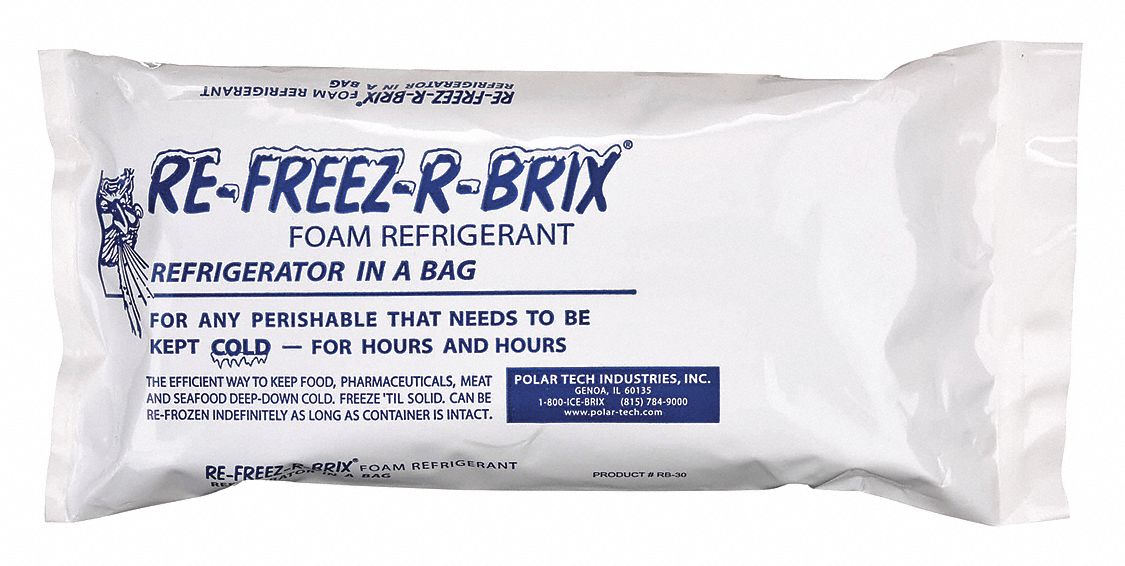 Freezer Pack: 31 oz Wt, 9 in Lg, 4 in Wd, 3 PK
