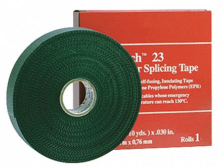 INSULATING ELECTRICAL TAPE, HIGH-VOLTAGE, SCOTCH, RUBBER, 1½ IN X 10 YARD, 30 MIL