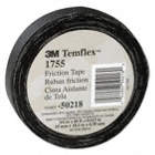 INSULATING ELECTRICAL TAPE, ABRASION-RESISTANT, 1755, COTTON, ¾ IN X 60 FT, BLACK