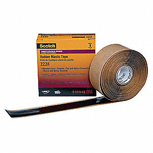 INSULATING ELECTRICAL TAPE, MOISTURE-RESISTANT, 2228, RUBBER, 1 IN X 3 33/100 YARD