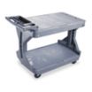 Utility Carts with Flip-Gate Flush Plastic Shelves image