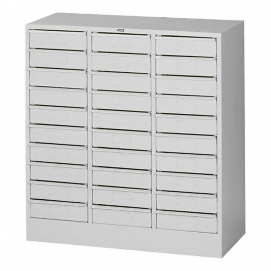 TENNSCO, Putty, 30 Compartments, Horizontal Literature Organizer 4YTE63085PY Grainger