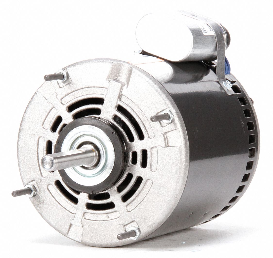 DAYTON Direct Drive Blower Motor: 1 Speed, Open Air-Over, Stud Mount, 1 ...