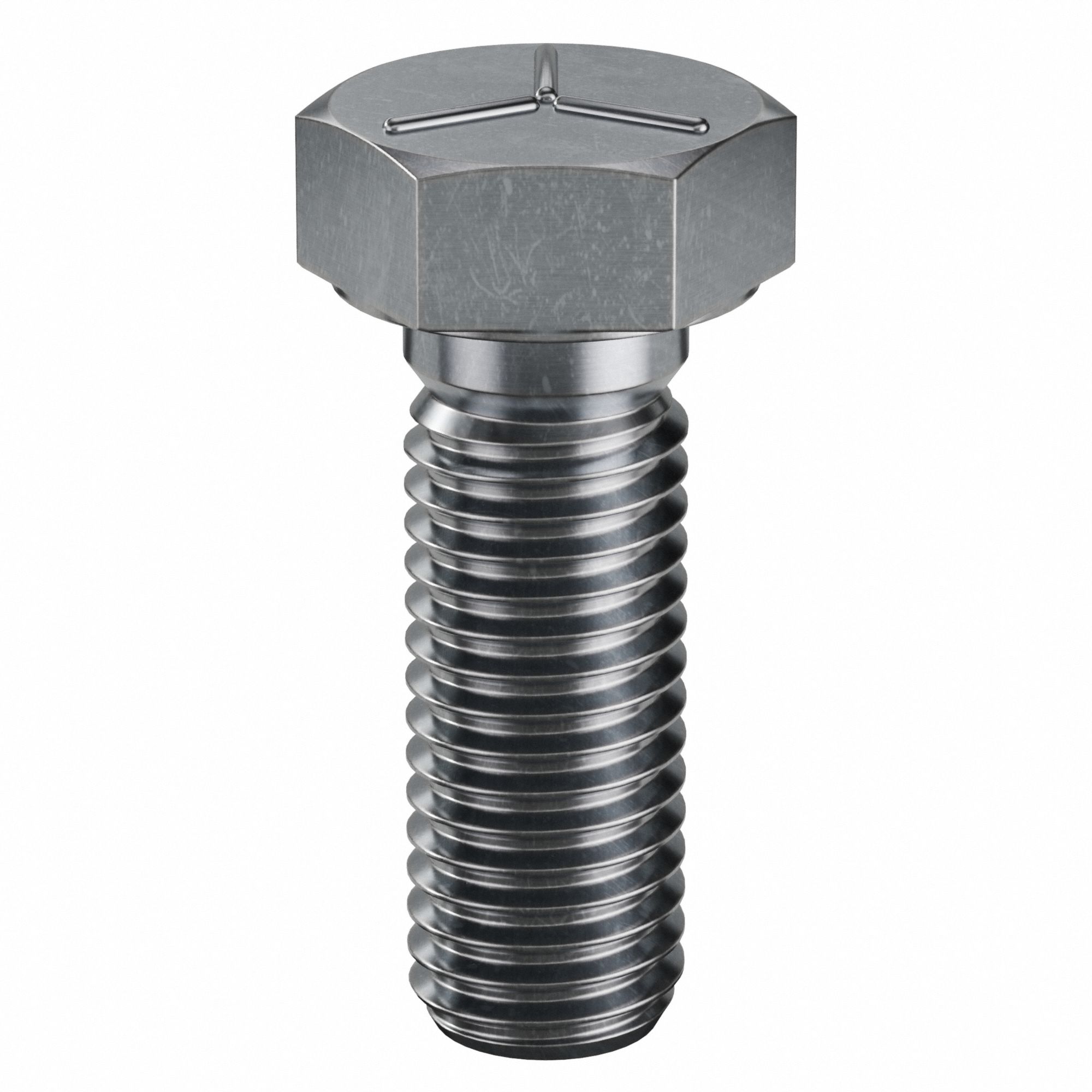Hex Head Cap Screw: Steel, Grade 5, Zinc Plated, 3/4"-10, Coarse, 2 in lg, Globally Sourced, 100 PK