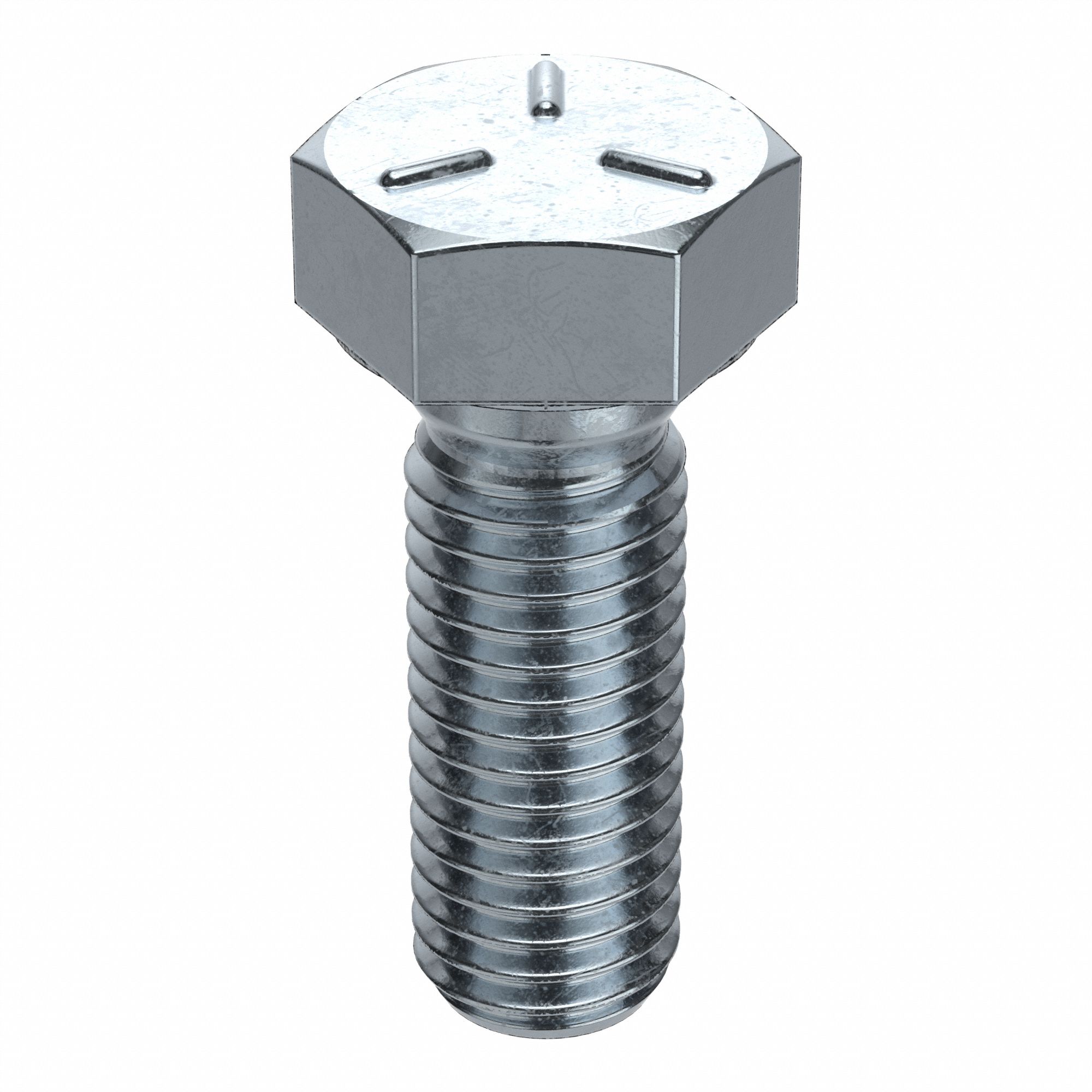 HEX HEAD CAP SCREW, STEEL, GRADE 5, ZINC PLATED, ⅝