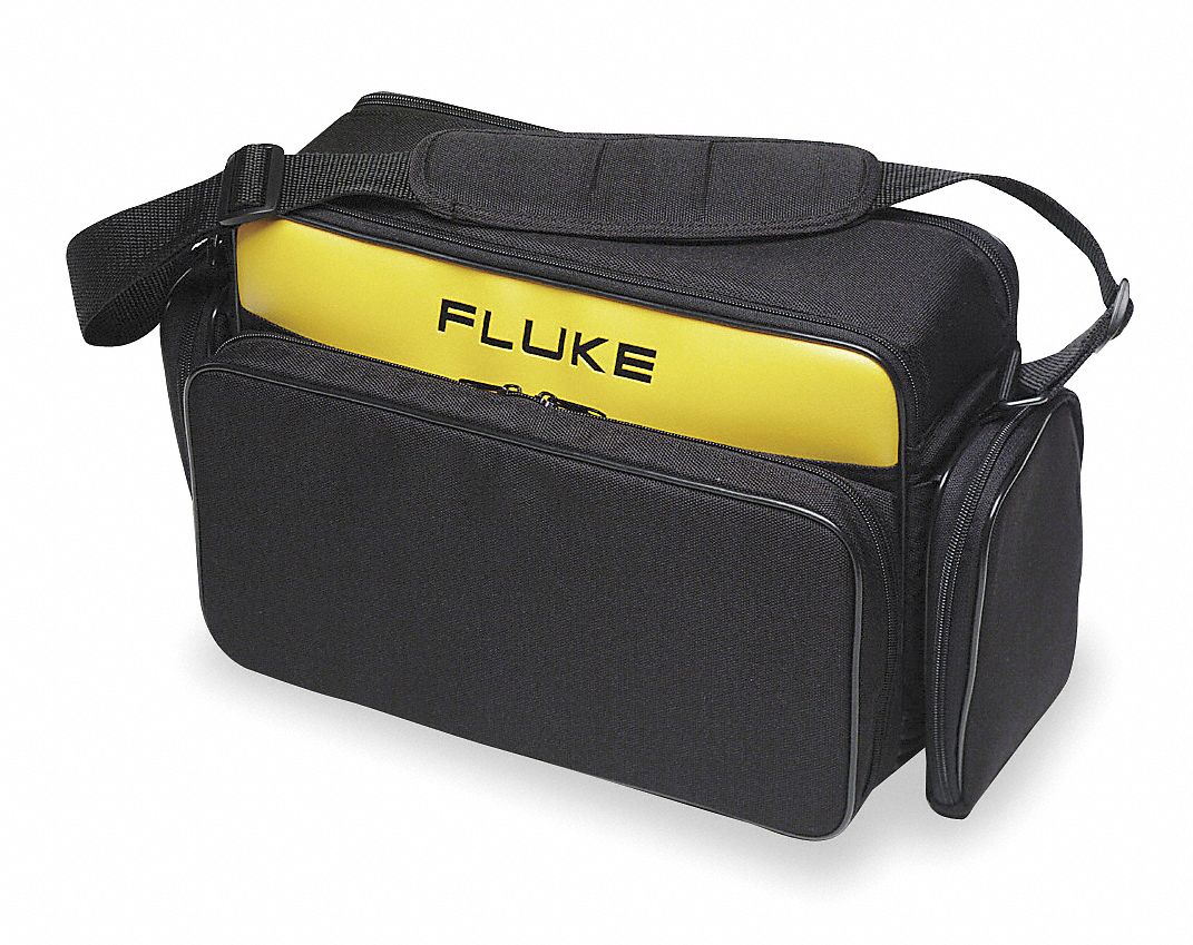 FLUKE Soft Carrying Case, Vinyl, Yellow 4YV72C195 Grainger