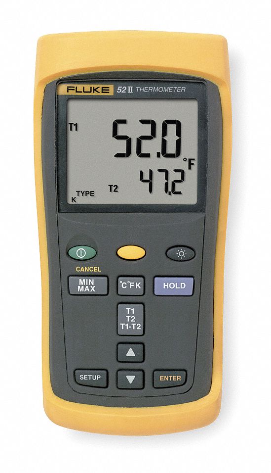 4YV89 - Fluke-52-2 NIST Thermocouple Thermometer