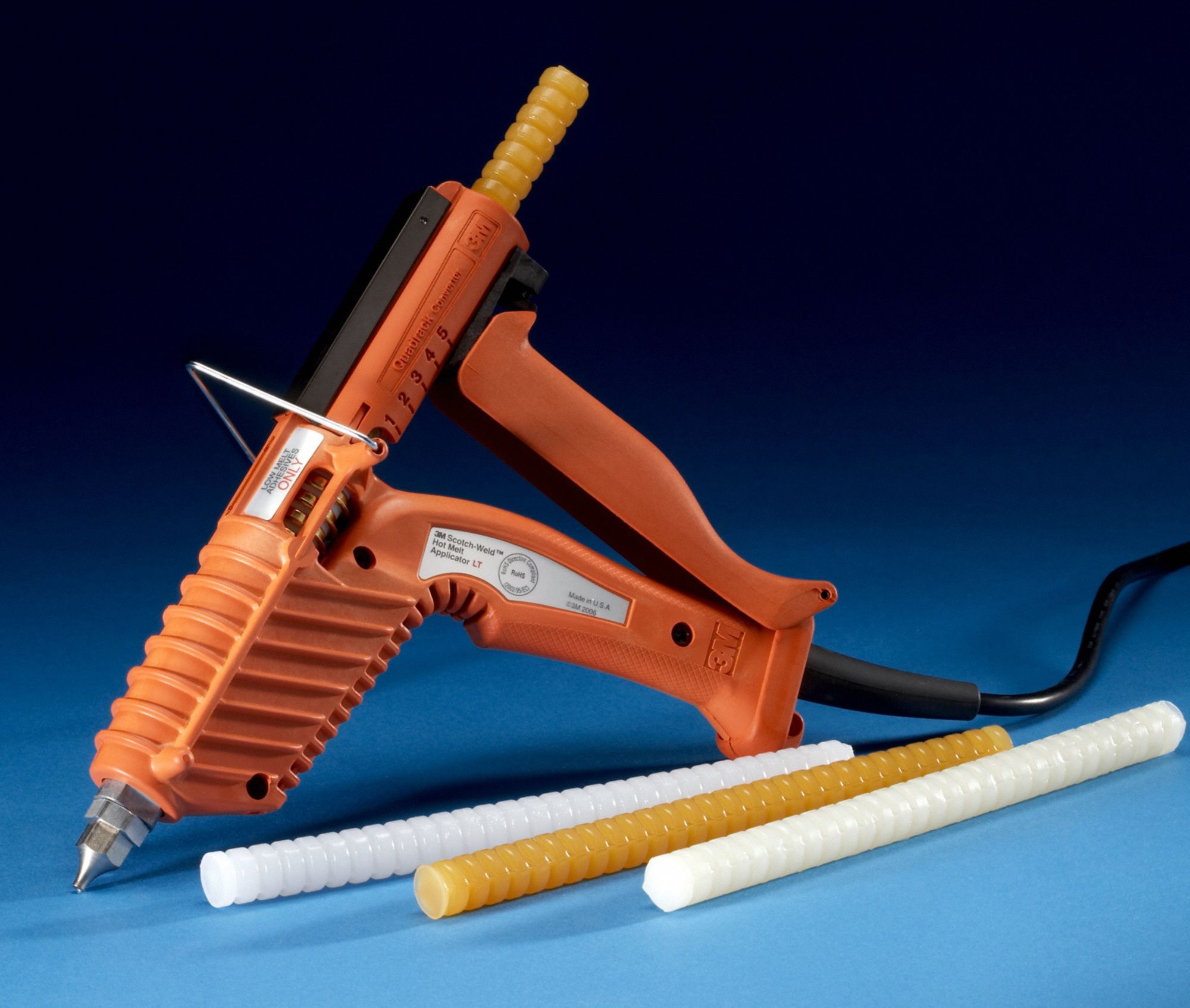 3M LT Applicator, 5/8 in x 2 in Glue Stick Capacity, 2.6 to 3.5 lb/hr