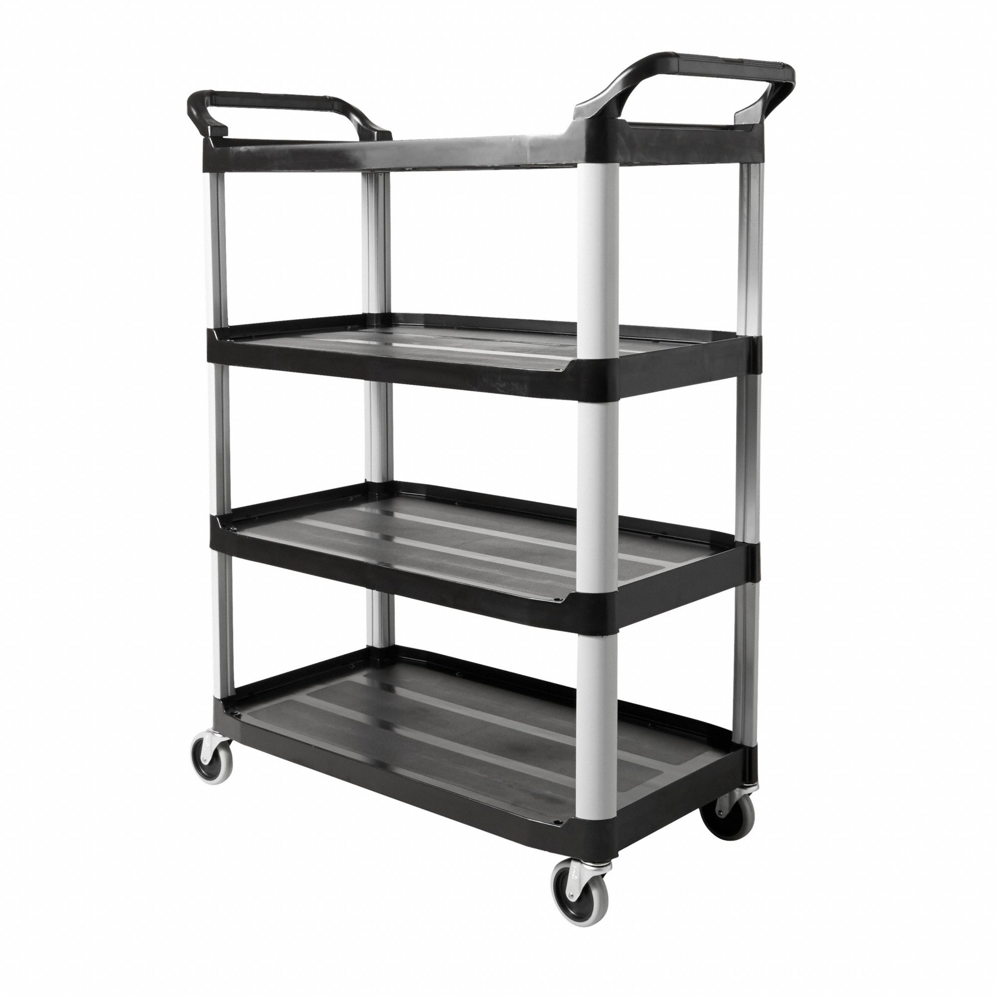 RUBBERMAID COMMERCIAL PRODUCTS DualHandle Utility Cart with Lipped