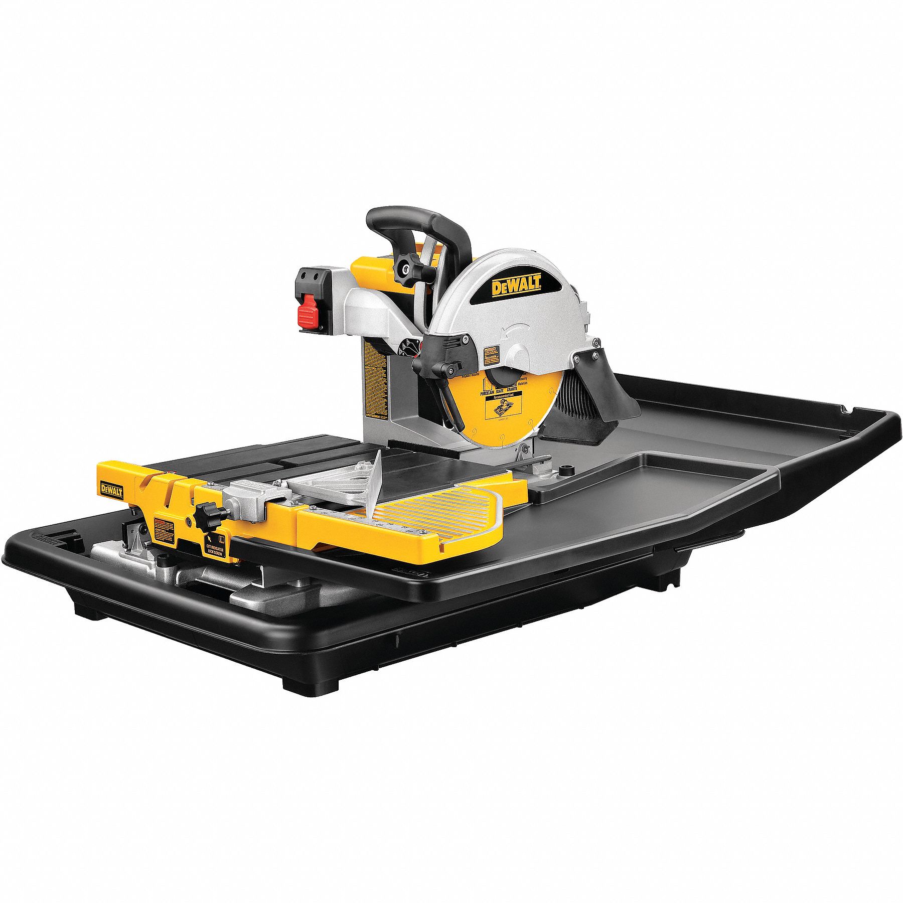 DEWALT, Wet, 3 1/8 in Max. Cutting Dp, Tile Saw 4YY94D24000 Grainger