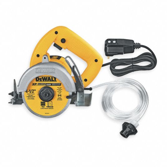 Dewalt hand held wet deals tile saw