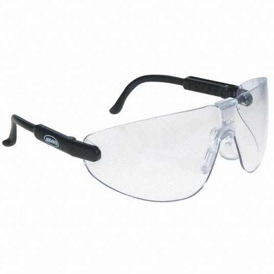 3m Safety Glasses Anti Fog Anti Scratch No Foam Lining Wraparound Frame Half Frame Black